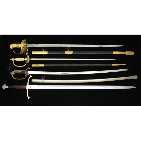 4 FOREIGN SWORDS.