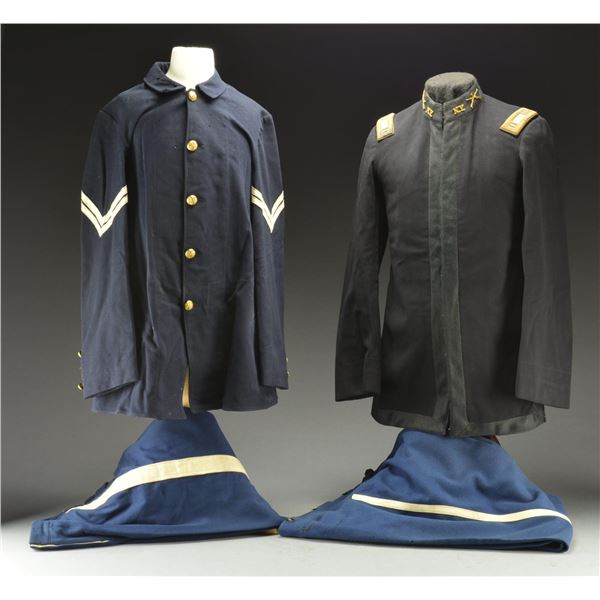 3 LATE 19TH CENTURY US MILITARY UNIFORMS.