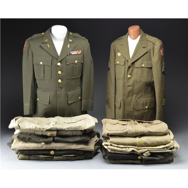 WWII ARMY UNIFORMS & NAVY CHIEF MACHINIST MATE