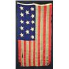 Image 1 : RARE 19TH CENTURY 13 STAR AMERICAN FLAG WITH