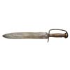 Image 2 : CONFEDERATE D GUARD BOWIE KNIFE WITH TURNED WOOD