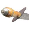 Image 2 : FINE LARGE CONFEDERATE CLIP POINT SIDE KNIFE.
