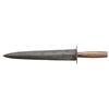 Image 2 : LARGE CONFEDERATE DAGGER POINT FIGHTING KNIFE.