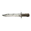 Image 2 : MASSIVE “LUND LONDON” BOWIE KNIFE IN PATENT SHEATH