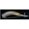 Image 2 : LARGE POLYCHROME CARVED HORN WITH EAGLE AND