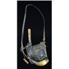 Image 1 : 19TH CENTURY HUNTING BAG W/ ATTACHED HORN & PATCH