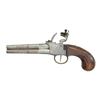 Image 2 : CONTINENTAL O/U SCREW BARREL FLINTLOCK PISTOL.