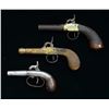 Image 2 : 3 UNMARKED SINGLE SHOT PERCUSSION PISTOLS.