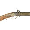 Image 2 : O/U SWIVEL BREECH DOUBLE KENTUCKY TYPE RIFLE.