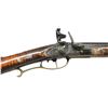 Image 2 : NICELY CURLED, ATTRACTIVE FLINTLOCK RIFLE