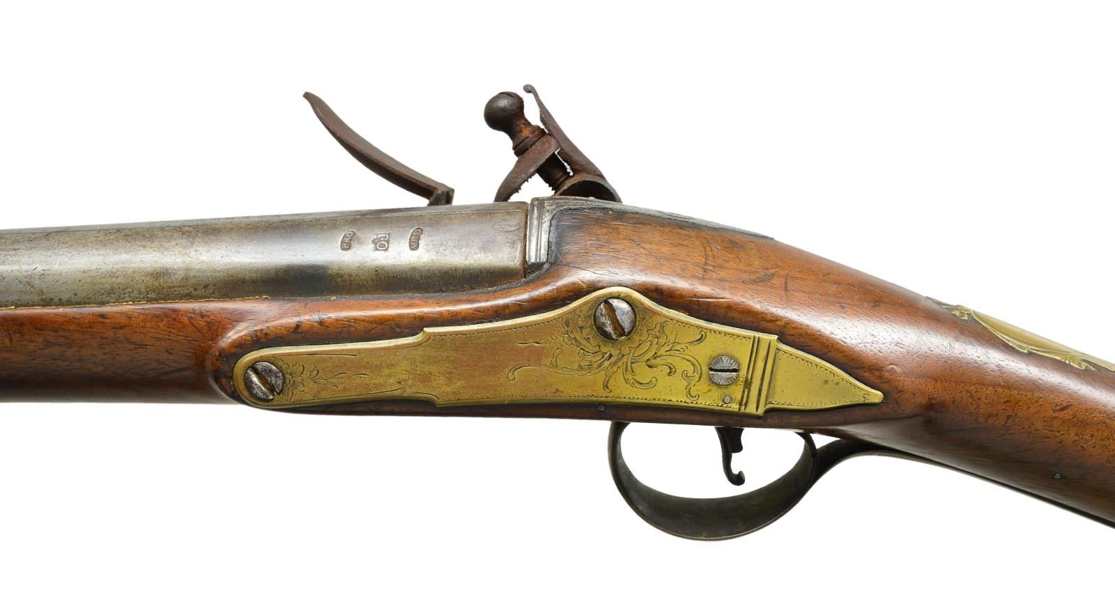 Large Fowler LONG BARREL FULL STOCK ENGLISH FLINTLOCK FOWLER