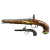 Image 2 : PAIR OF 18TH CENTURY FLINTLOCK PISTOLS.