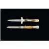 Image 1 : PAIR OF LARGE CIVIL WAR ERA FOLDING DIRKS.