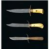 Image 2 : 3 AMERICAN PRIMITIVE CLIP POINT KNIVES.