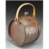 Image 2 : EARLY WOODEN BAIL HANDLE CANTEEN.