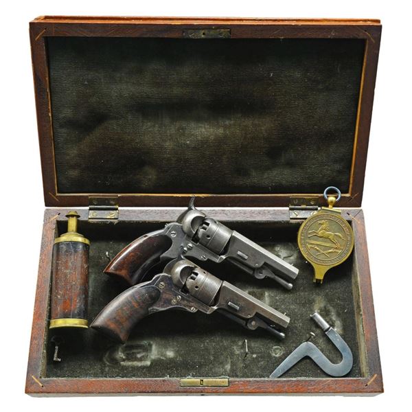 CASED PAIR OF IMPROVED COLT BABY PATERSONS S# 11