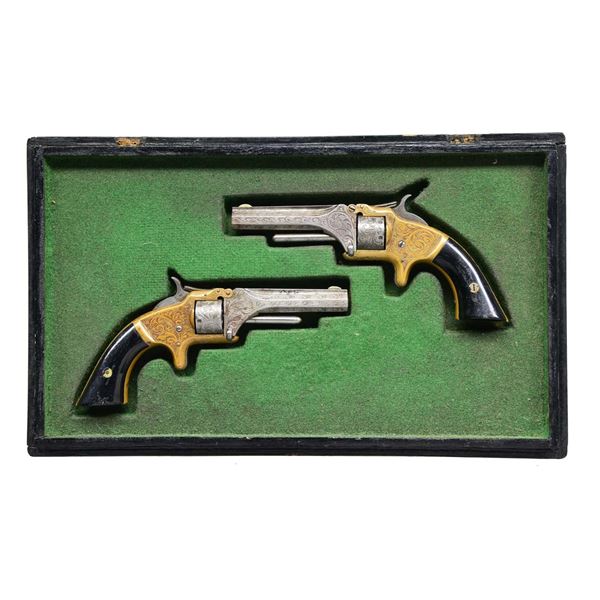 SMITH & WESSON NO. 1 2ND ISSUE SA REVOLVERS.