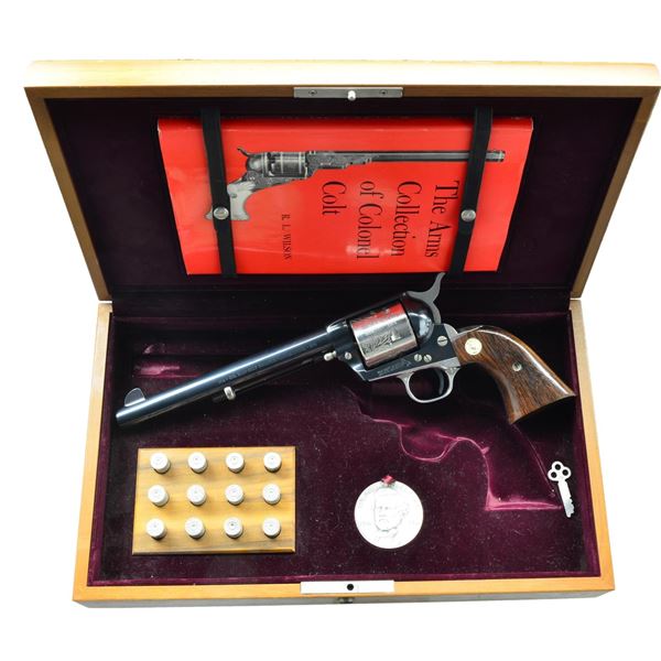 SAM COLT SESQUICENTENNIAL SAA REVOLVER.