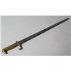 Image 1 : 19TH CENTURY NAVAL BAYONET OR SWORD, 23 1/4"