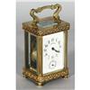 Image 1 : TIFFANY CARRIAGE CLOCK 4 1/2" high (excluding
