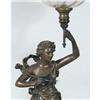 Image 2 : PAIR OF VICTORIAN SPELTER FIGURAL OIL LAMPS a