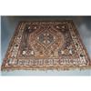 Image 1 : SHIRAZ CARPET 5'7"x 6'6" early 20th century-