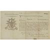 Image 2 : MASSACHUSETTS 1810 MILITARY DISCHARGE signed