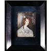 Image 1 : FOLKY MINIATURE PORTRAIT OF A GIRL with curls