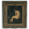 Image 1 : CARL VON MARR Nude Seated In A Landscape 18"x