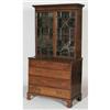 Image 1 : GEORGE III MAHOGANY SECRETARY with bookcase t