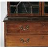 Image 2 : GEORGE III MAHOGANY SECRETARY with bookcase t