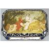 Image 2 : GERMAN PORCELAIN DRESSER BOX in the Rococo ta