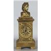 Image 1 : FRENCH EMPIRE BRONZE MANTLE CLOCK with Julius