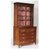 Image 1 : ENGLISH HEPPLEWHITE SECRETARY with bookcase t