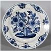 Image 1 : DELFT LOW BOWL 13 1/4" diameter 18th century