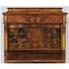 Image 2 : BIEDERMEIER BURLED WALNUT SECRETAIRE A ABATTA