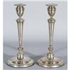 Image 1 : ENGLISH STERLING CANDLESTICKS 11" high, early