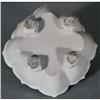 Image 4 : CHINESE PORCELAIN WEDDING DISH lotus form wit