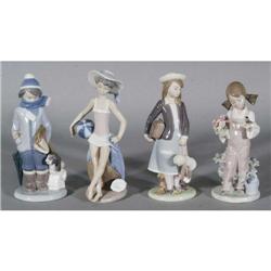 LLADRO FIGURES (4) four seasons #5217-5220, 8