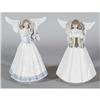 Image 1 : LLADRO FIGURES(2) tree topper angels, 7" high
