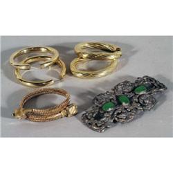 LOT OF JEWELRY including Victorian buckle and