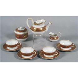 RUSSIAN TEA SET BY KORNILOV BROTHERS the pot