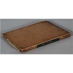 WHISTLER SCRAP BOOK, bound and embossed on sp