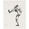 Image 1 : AMERICAN ILLUSTRATION Baseball Pitcher 12"x 9
