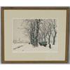 Image 1 : T.F. SIMON 11 1/2"x 11 1/2" Aquatint signed l