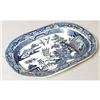 Image 1 : ENGLISH TRANSFERWARE "WELL AND TREE" DISH, 18