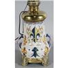 Image 1 : FRENCH FAIENCE VASE adapted to a lamp 9" high