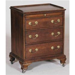 GEORGE III STYLE BACHELORS CHEST 27" high, 21