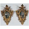 Image 1 : PAIR OF ITALIAN GILTWOOD MIRRORS 27" high, ci