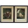 Image 1 : PAIR OF ENGLISH MEZZOTINTS after Thomas Lawre